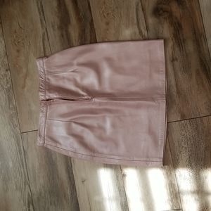 Leather skirt